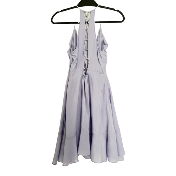 NWT Urban Outfitters Kimchi Blue swing ruffle dress in lavender sz 6. - Picture 4 of 5